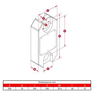 Peson numérique avec affichage déporté sur télécommande •   2,5 t