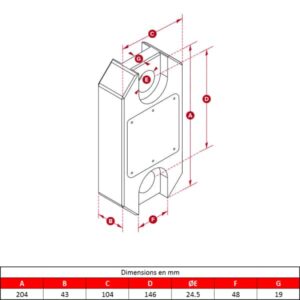 Peson numérique 2,5 T