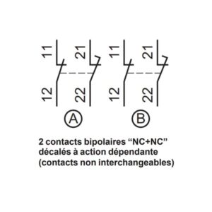 Interrupteur de fin de course à croix 2 vitesses (5 positions) Schneider