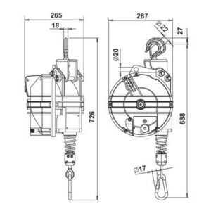 Equilibreur de charge   • 90 à 100 kg