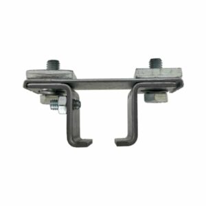 Suspente fixe pour console 30 x 32 mm avec 2 vis et 2 écrous carrés