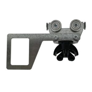 Chariot entraineur acier avec galets acier • Pour rail 30 x 32 mm