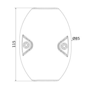 Contrepoids   3,6 kg • câble Ø3 mm