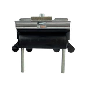 Porte câble d’extrémité avec cintre polyamide pour câble plat + visserie et écrous papillon