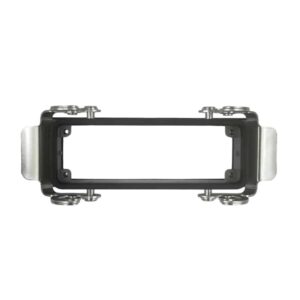 Embase           encastrée pour prise 24 broches • 4 verrous