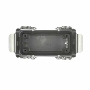 Embase                 en saillie pour prise 16 broches • 4 verrous