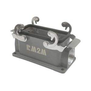 Embase                 en saillie pour prise 16 broches • 4 verrous