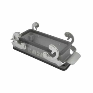 Embase          encastrée pour prise 16 broches • 4 verrous