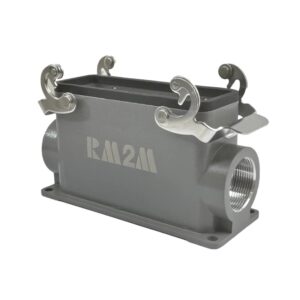 Embase                en saillie pour prise 24 broches • 4 verrous