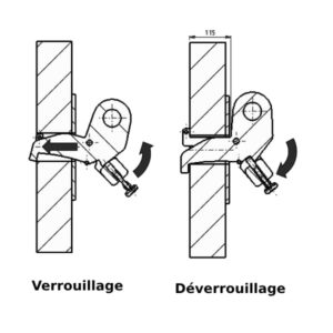 Crochet pour manutention de touret • CMU 4,2 t