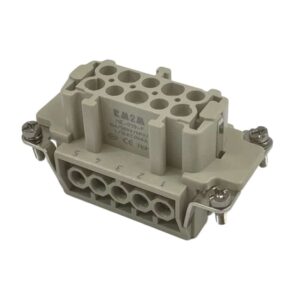 Prise femelle 10 broches (serrage par vis) • HE-010-F