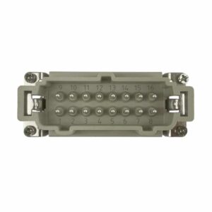Prise mâle 16 broches (serrage par vis) • HE-016-M