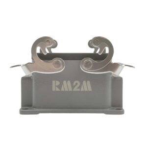 Embase                     en saillie pour prise 10 broches • 4 verrous