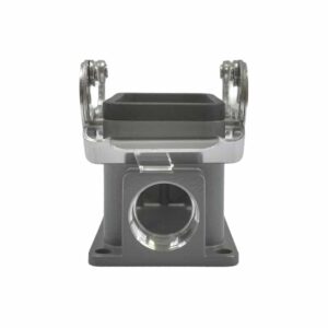 Embase                     en saillie pour prise 10 broches • 4 verrous