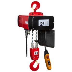 Palan électrique à chaîne fixe à crochet (400V triphasé) 2t