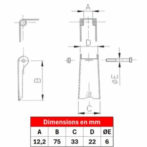 Linguet de sécurité ST2-09