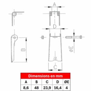 Linguet de sécurité ST2-05