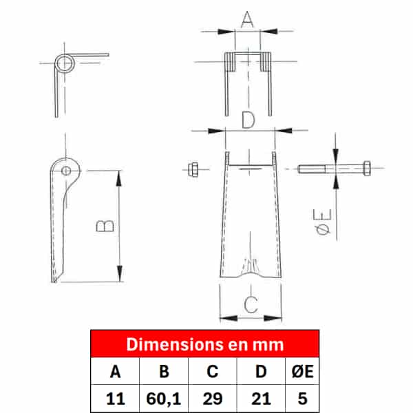 Linguet de sécurité ST2-07