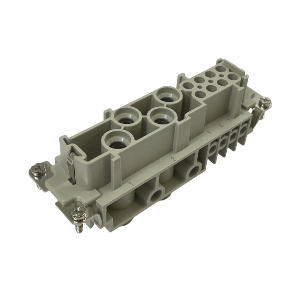 Prise femelle 12 broches (serrage par vis) • HE-012-F