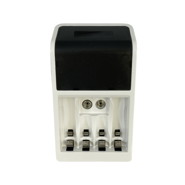 Chargeur microprocesseur 4 canaux 230V • Pour 4 batteries LR06 (AA)