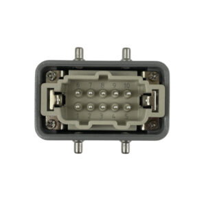 Prise mâle complète • 10 broches • 4 ergots