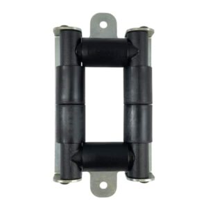 Guide câble à 4 rouleaux plastique avec 2 pattes de fixations • Largeur de passage câble 35mm