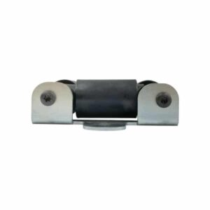 Guide câble à 4 rouleaux plastique avec 2 pattes de fixations • Largeur de passage câble 35mm