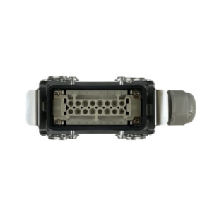 Prise femelle complète • 16 broches • 4 verrous