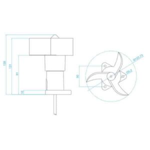 Capteur anémomètrique avec sortie 4-20mA