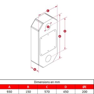 Peson numérique avec affichage déporté sur télécommande • 500 t