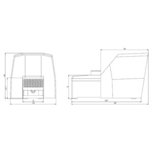 Pédale simple de sécurité ( anti-crispation), avec bouton de réarmement