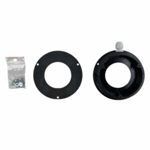 Support  en saillie pour avertisseur sonore • Ø 100 • Avec joint, presse-étoupe et visserie.