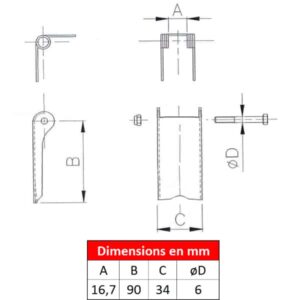Linguet de sécurité ST2-13