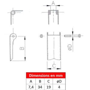 Linguet de sécurité ST3-01