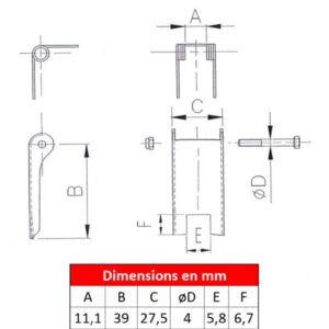 Linguet de sécurité ST3-03