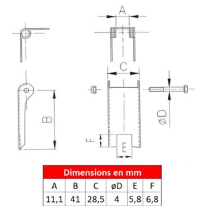 Linguet de sécurité ST3-04