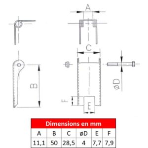 Linguet de sécurité ST3-05
