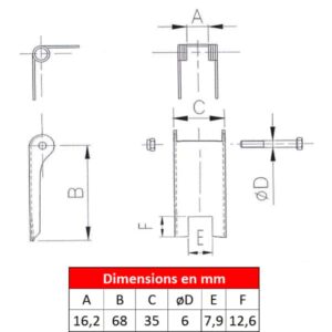 Linguet de sécurité ST3-06