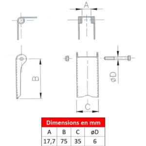 Linguet de sécurité ST3-07