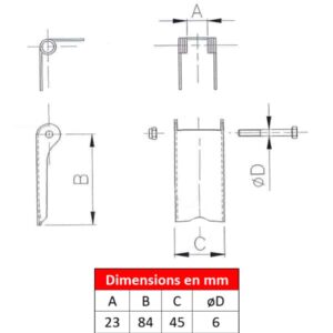 Linguet de sécurité ST3-08