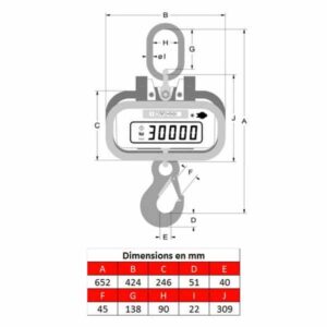 Peson LKE 2 • Pesage de 0 à 2 000 kg