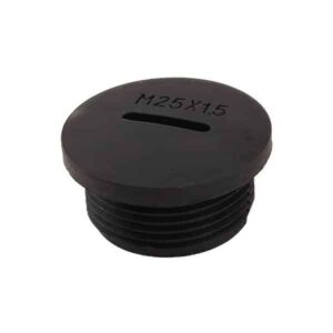 Bouchon pour presse-étoupe M25 Noir