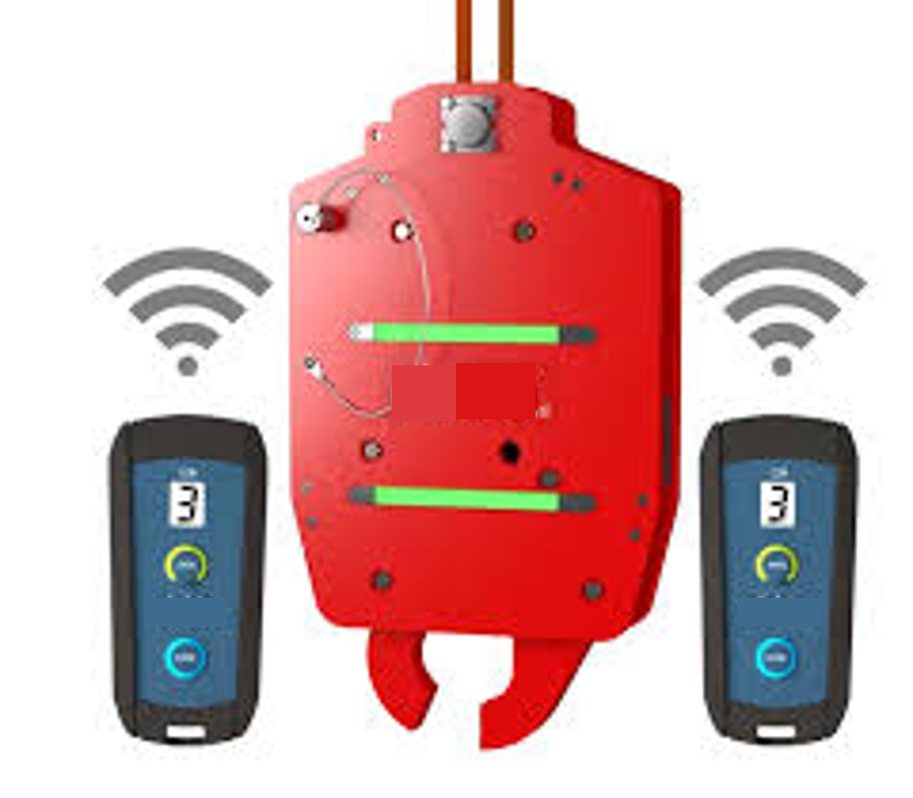 Crochet de largage à distance 10T – Test de décrochage sécurisé pour levage industriel